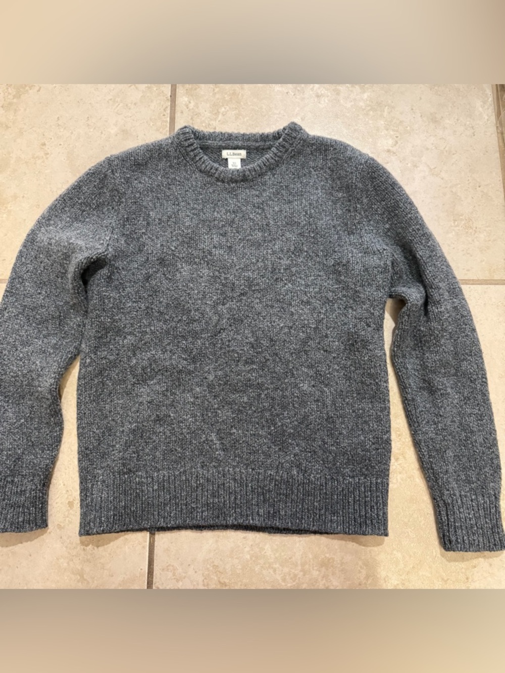 Women's Bean's Classic 100% Lambswool Sweater Crewneck Size Petite XS
